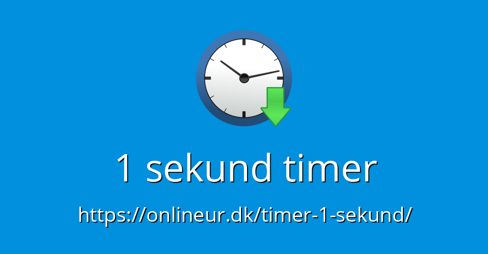 sekund timer - Timer