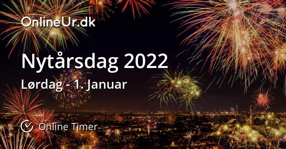 Nytårsdag 2022 Online Timer OnlineUr.dk